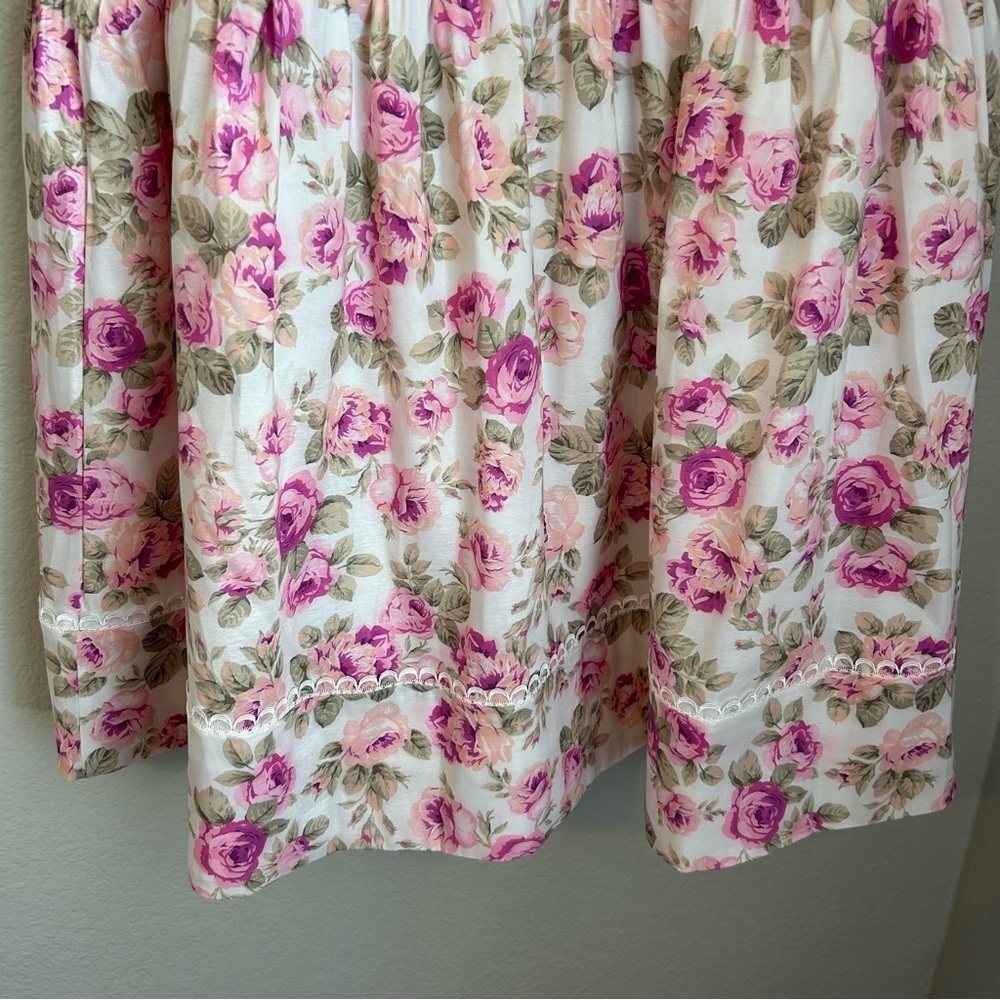 NWT, For Love & Lemons Women’s Milani Mini Floral Dress in White Multi, Size 1X - Picture 6 of 12